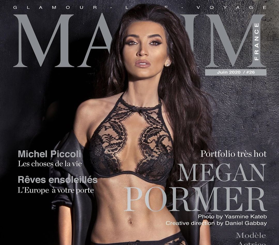 Người đẹp 9x Megan Pormer hững hờ che ngực trần trên bìa Maxim ảnh 2