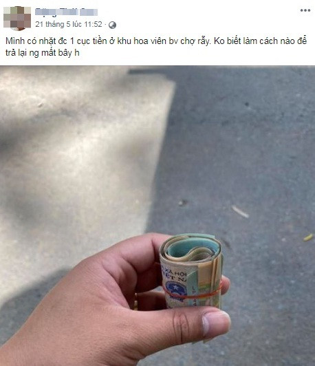 Chàng trai nhận 'mưa lời khen' vì trả lại tiền nhặt được ở bệnh viện Chợ Rẫy ảnh 1