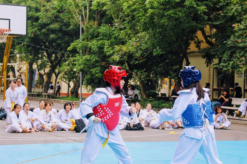Dàn bóng hồng vừa xinh vừa giỏi Taekwondo của trường đại học Kinh tế quốc dân ảnh 4