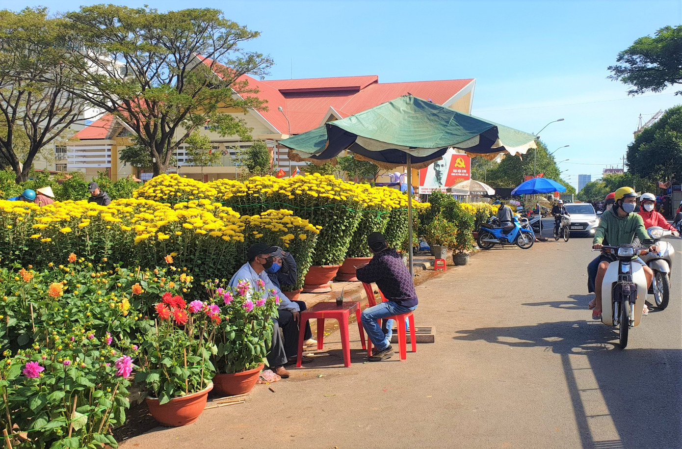 Buôn Ma Thuột: Chợ hoa hắt hiu, tiểu thương lo mất Tết ảnh 7