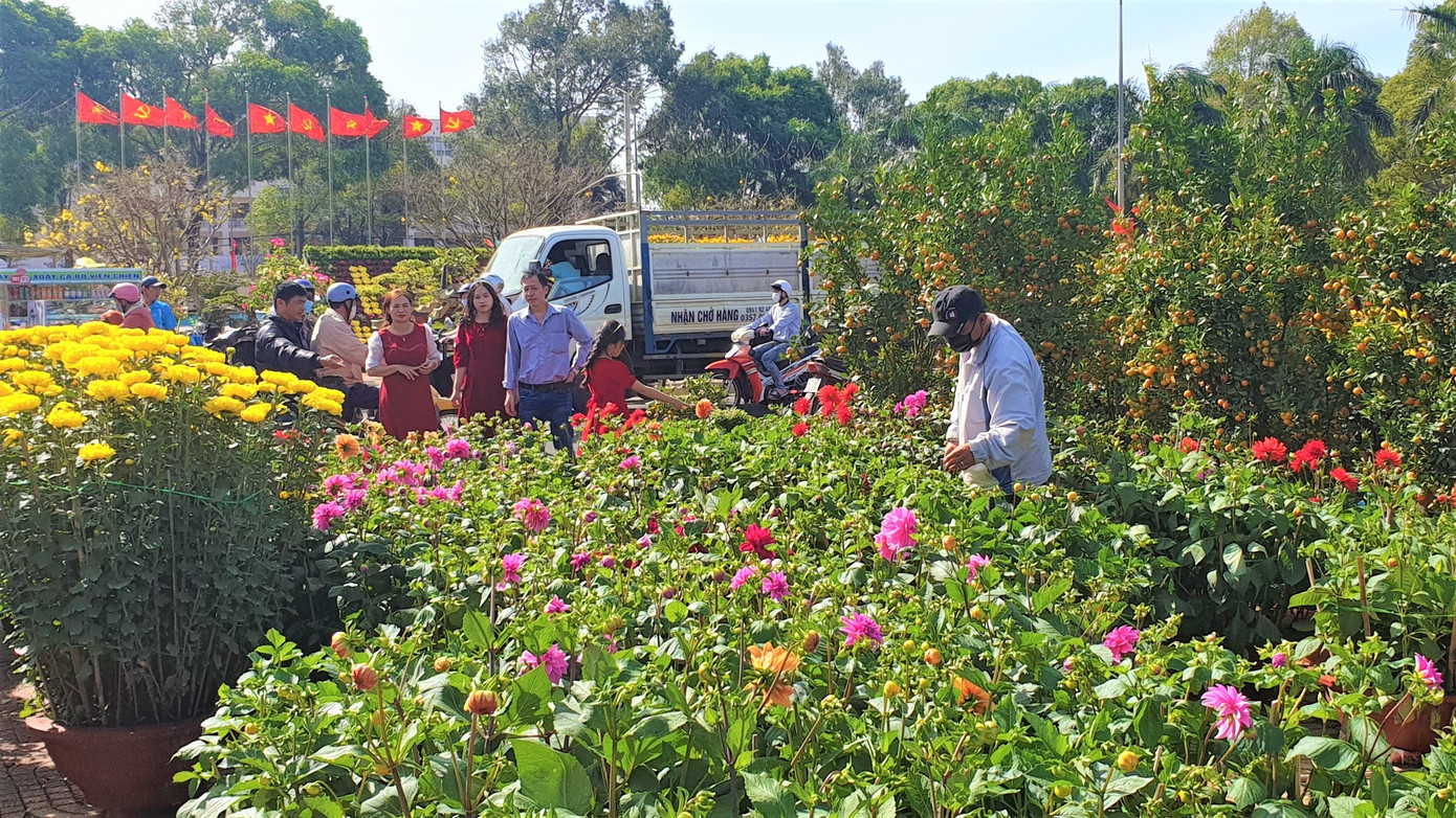 Buôn Ma Thuột: Chợ hoa hắt hiu, tiểu thương lo mất Tết ảnh 4