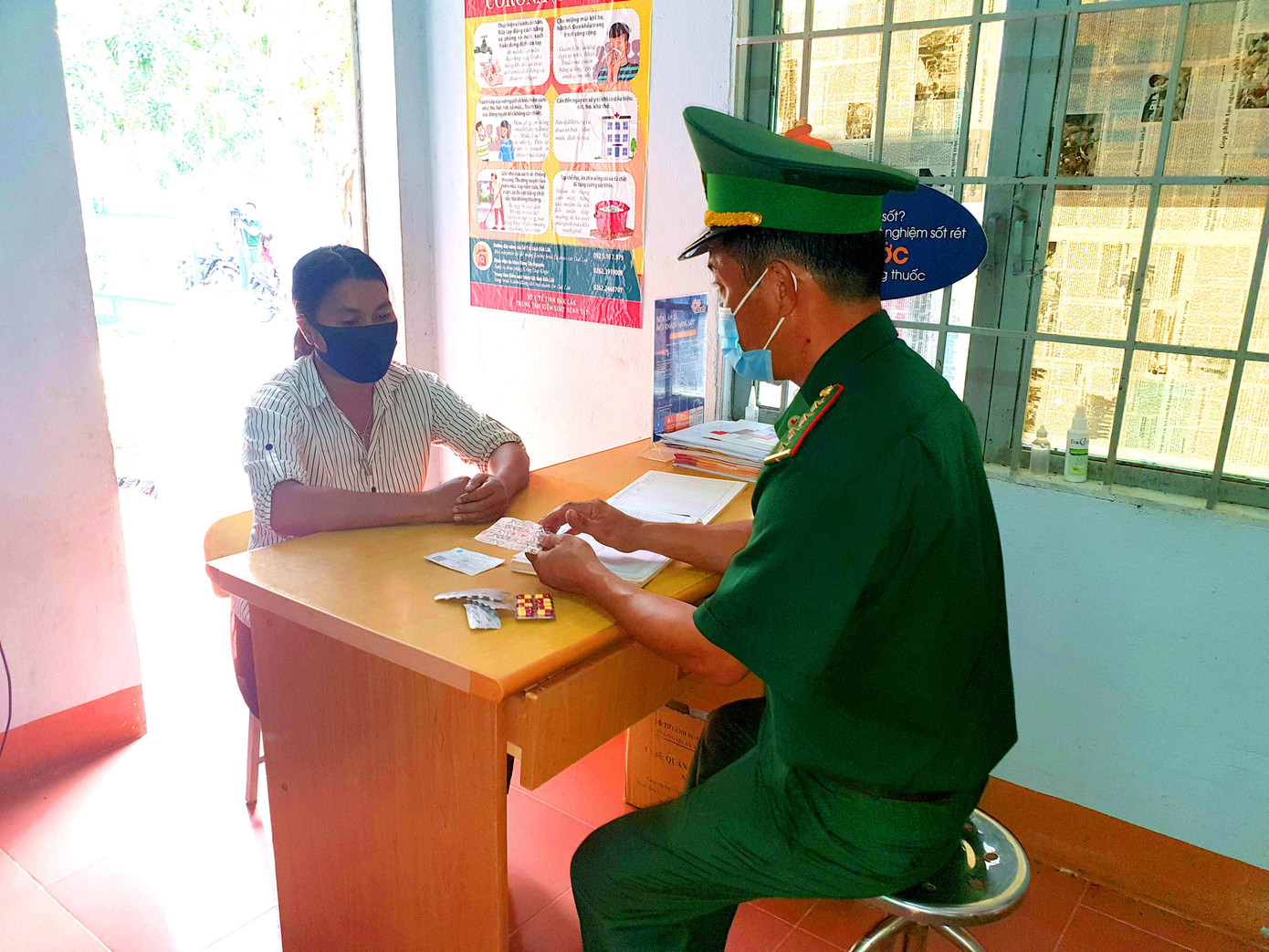 Xã có 46,7 km đường biên giới giáp Campuchia ngăn dịch ra sao ? ảnh 4