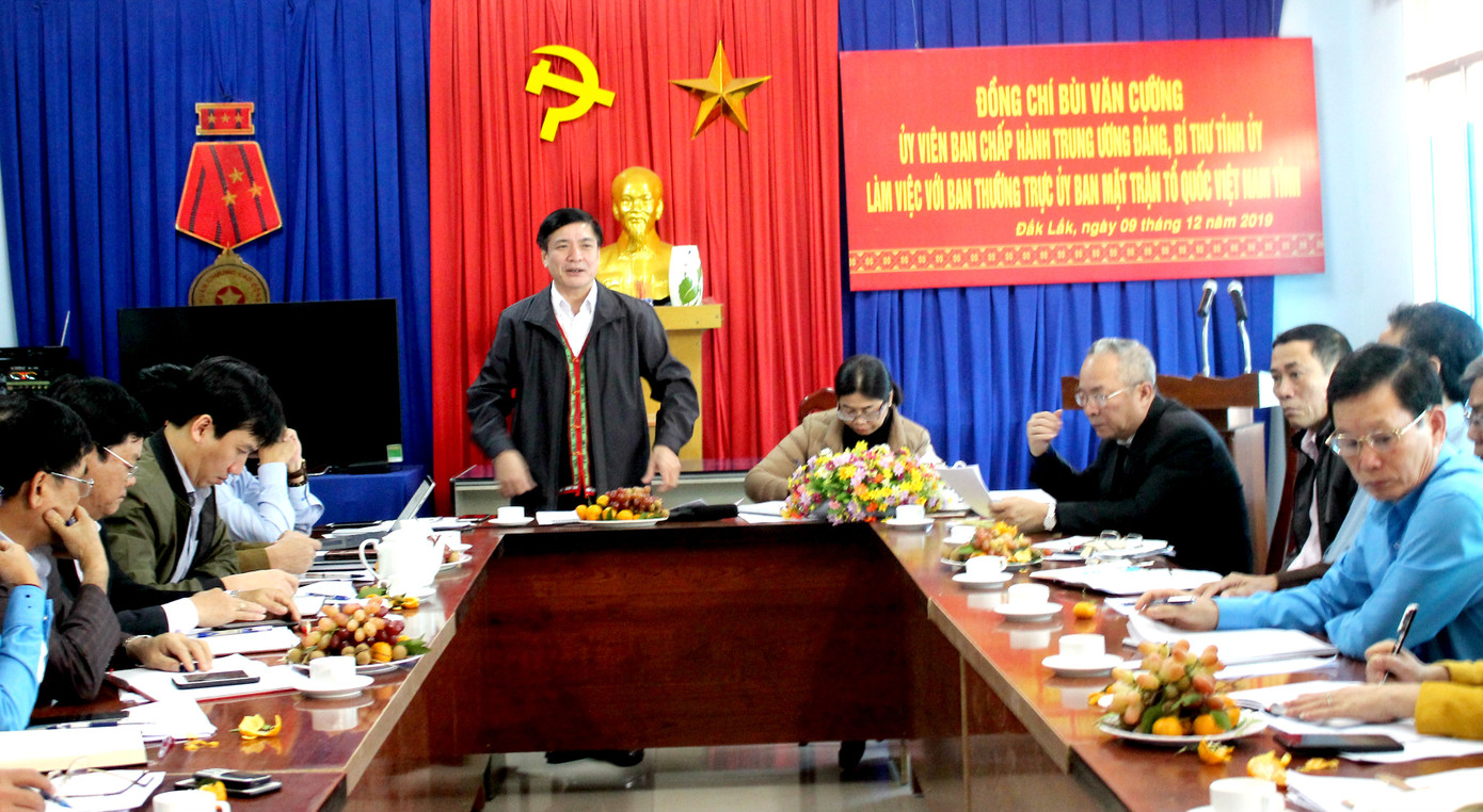 Bí thư Tỉnh ủy Đắk Lắk đề nghị Ủy Ban Mặt trận tỉnh 'làm vài vụ phản biện' ảnh 1