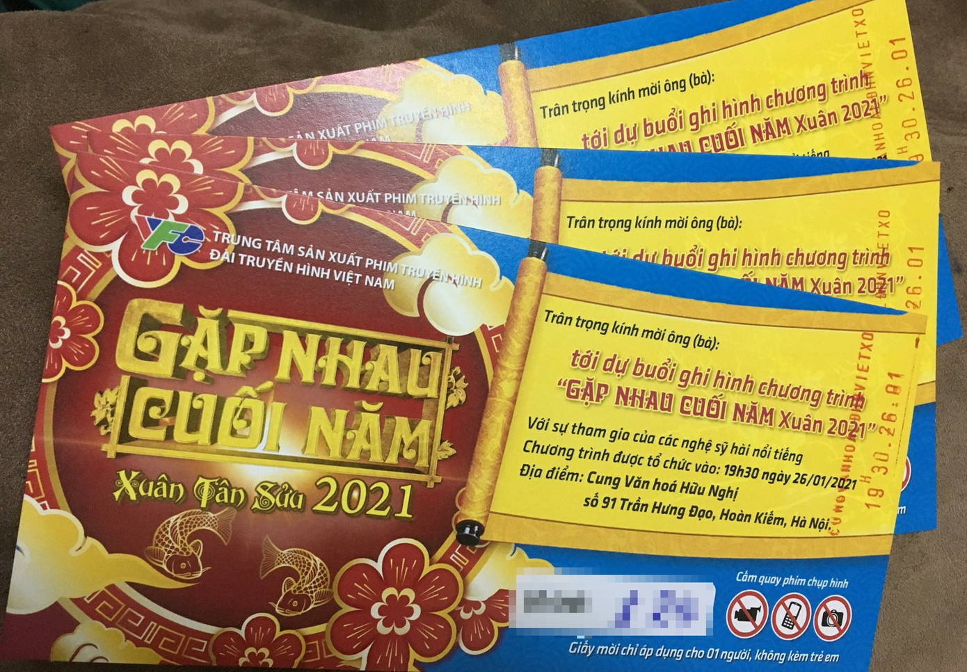 Lộ vé mời ghi hình Táo quân 2021 ảnh 1