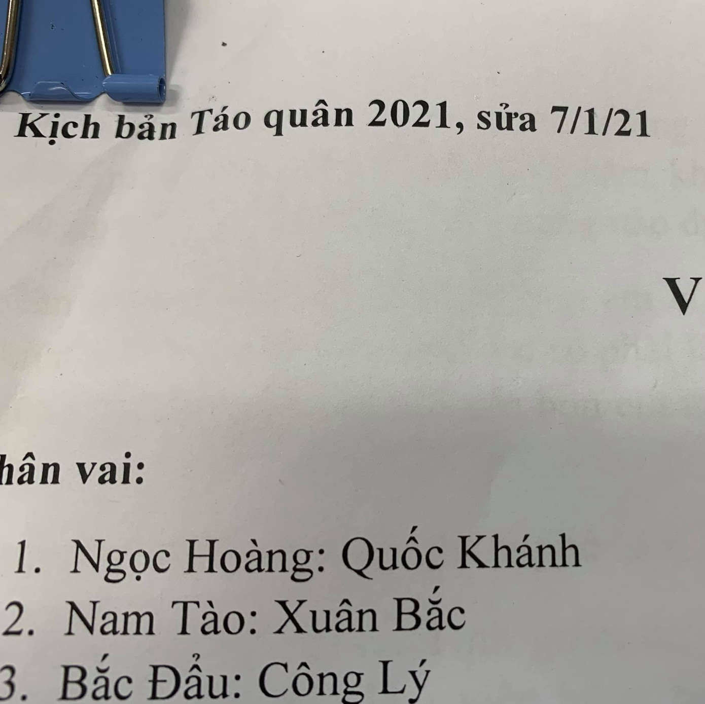 NSƯT Chí Trung bất ngờ để lộ người đóng vai Ngọc Hoàng của Táo quân 2021? ảnh 1