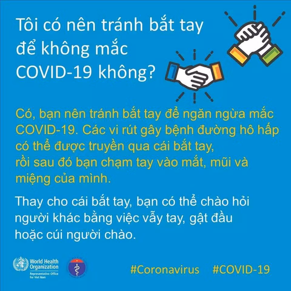 Tổ chức Y tế Thế giới khuyến cáo cách giao tiếp chống Covid-19 ảnh 3