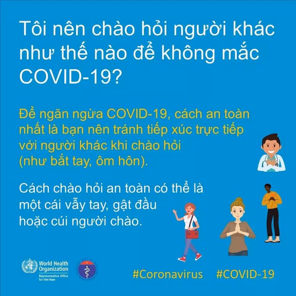 Tổ chức Y tế Thế giới khuyến cáo cách giao tiếp chống Covid-19 ảnh 2