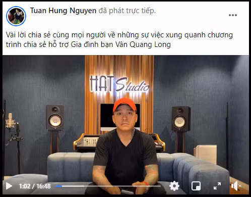 Tuấn Hưng bức xúc lên tiếng về ồn ào đêm nhạc tưởng niệm Vân Quang Long ảnh 1