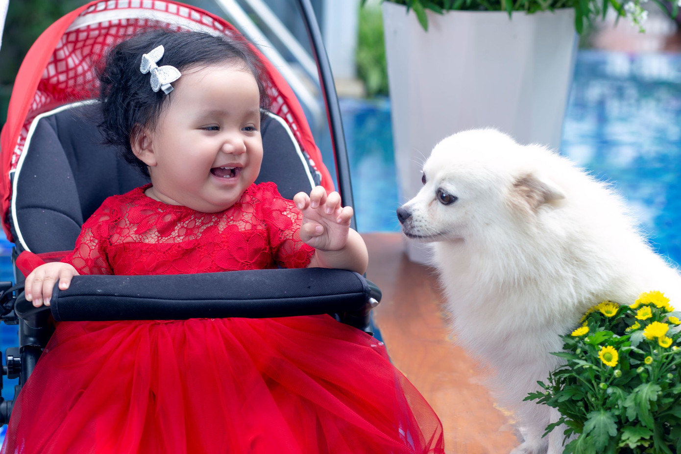 Ngọc Anh chụp bộ hình cho con gái ngay trong biệt thự Lần đầu ca sĩ Nguyễn Ngọc Anh khoe ảnh con gái xinh như búp bê ảnh 2