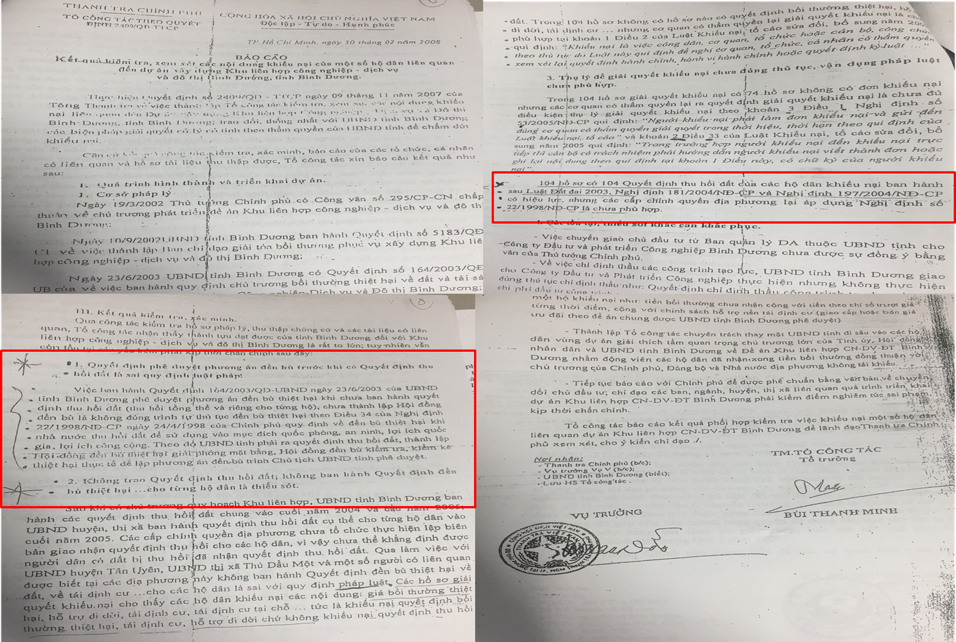Thu hồi chục nghìn m2 đất của dân ở Bình Dương không có quyết định? ảnh 8