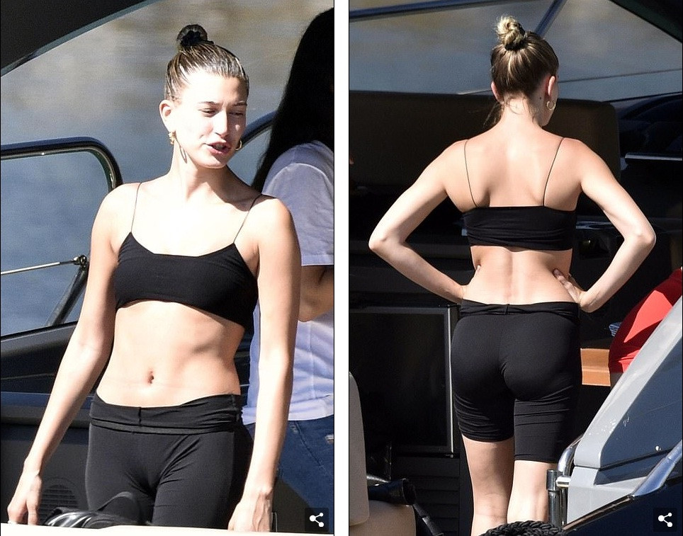 Bella Hadid và Hailey Bieber đọ dáng với bikini bé xíu trên du thuyền ảnh 7