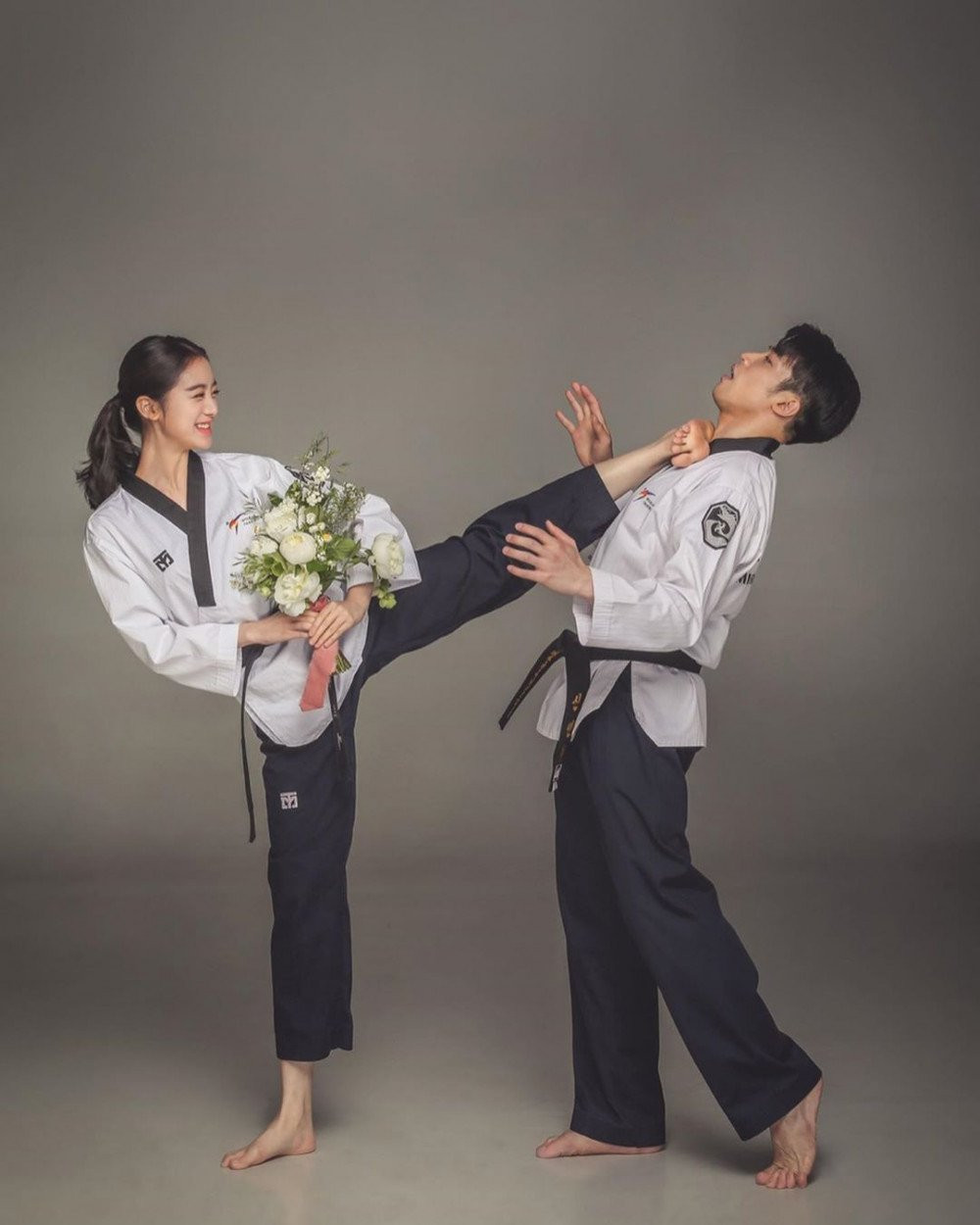 Ảnh cưới đậm chất võ thuật của mỹ nhân Wonder Girls và cao thủ taekwondo ảnh 4