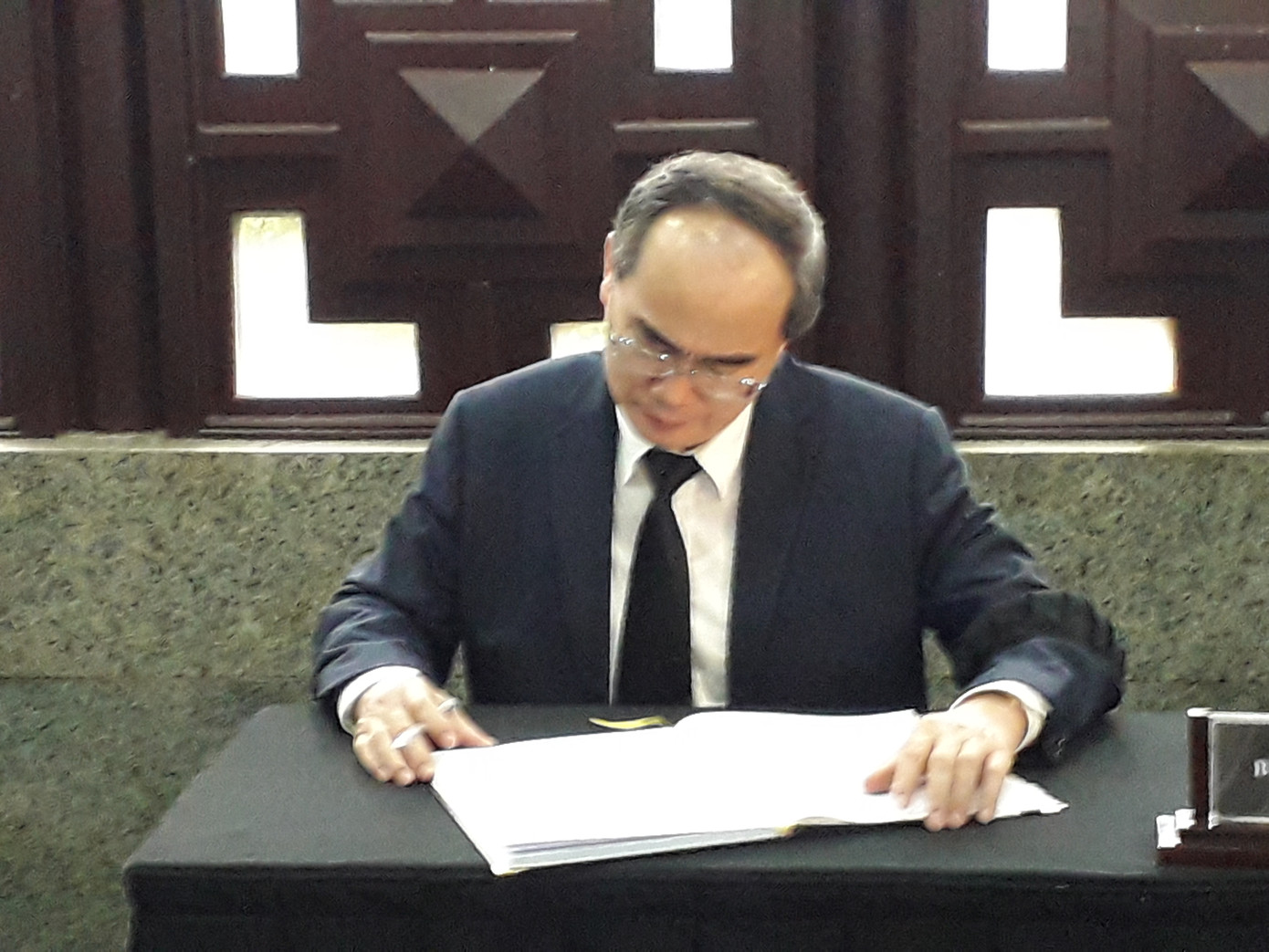 Lãnh đạo Đảng, nhà nước viếng nhà tình báo huyền thoại Trần Quốc Hương ảnh 11