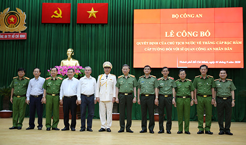 Công bố quyết định của Chủ tịch nước phong hàm cấp tướng Công an nhân dân ảnh 3
