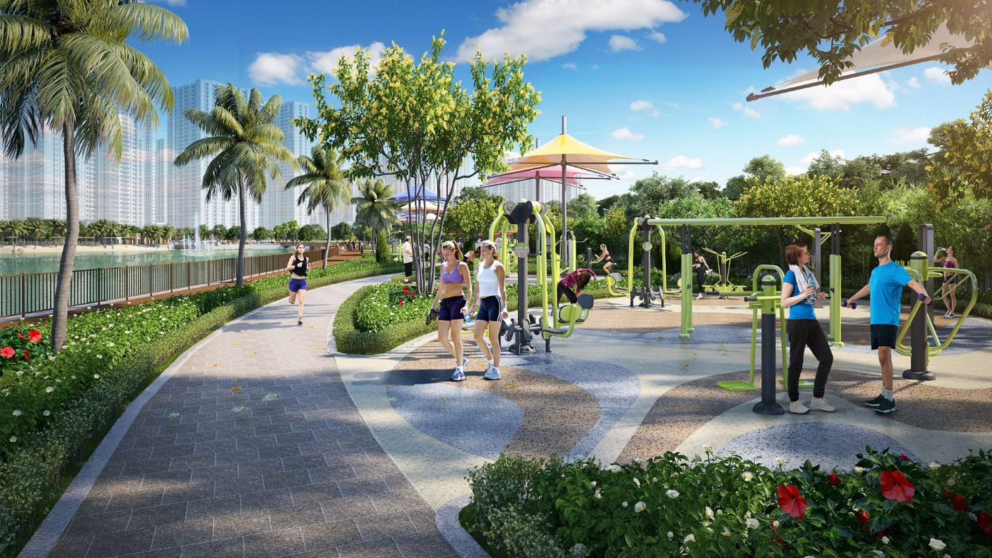 Chiêm ngưỡng bộ 3 công viên “liên hoàn” tại dự án Imperia Smart City ảnh 6