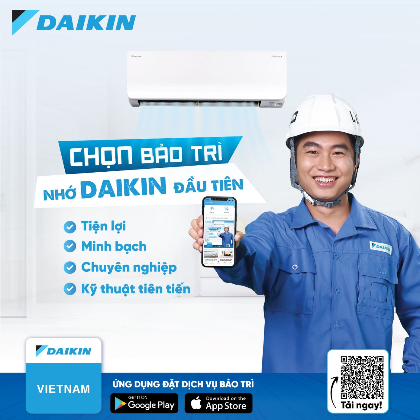 Daikin Việt Nam chính thức ra mắt ứng dụng đặt dịch vụ bảo trì máy điều hòa ảnh 1