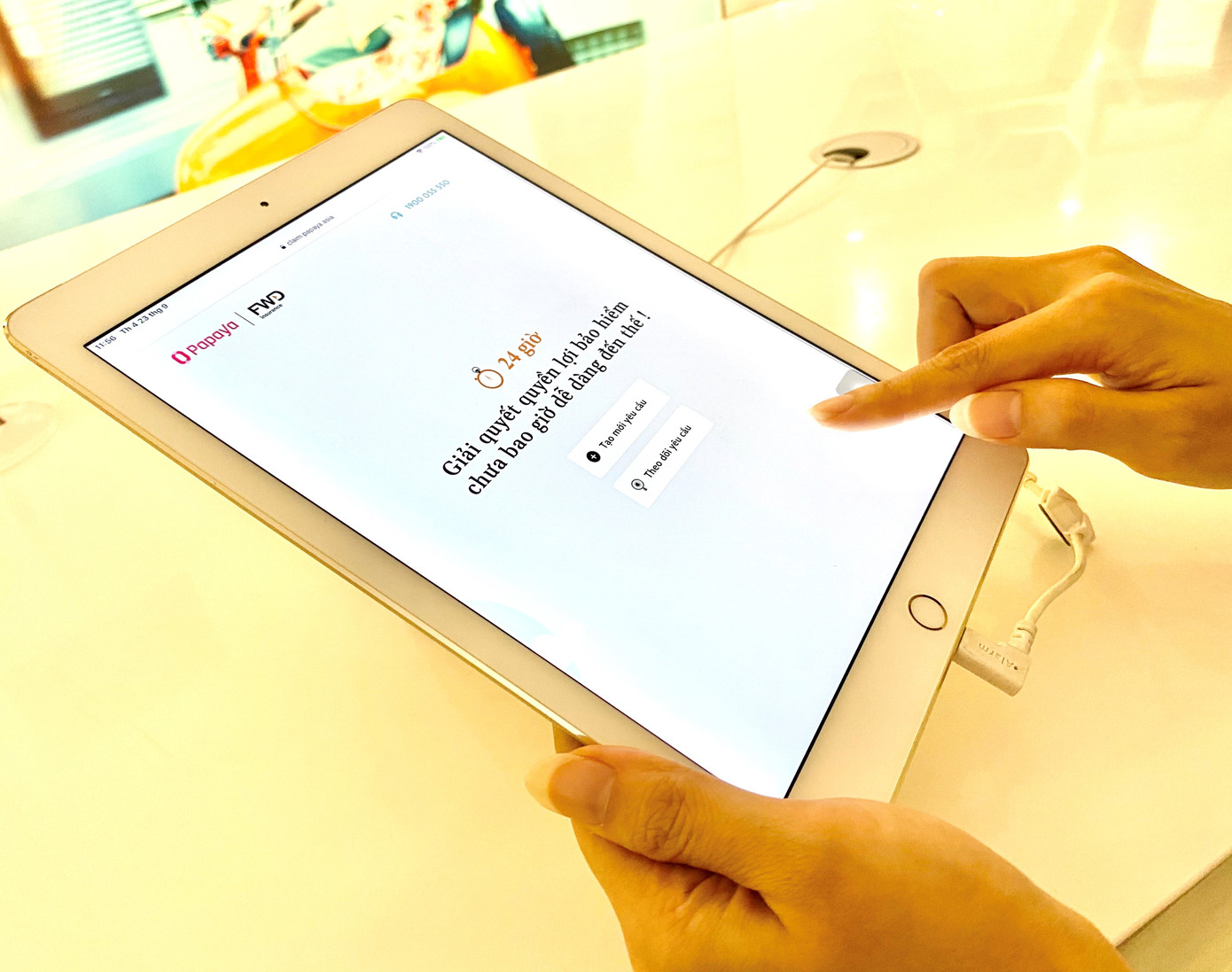 Một phút làm thủ tục, nhận bồi thường bảo hiểm trong vòng 1 ngày ảnh 1