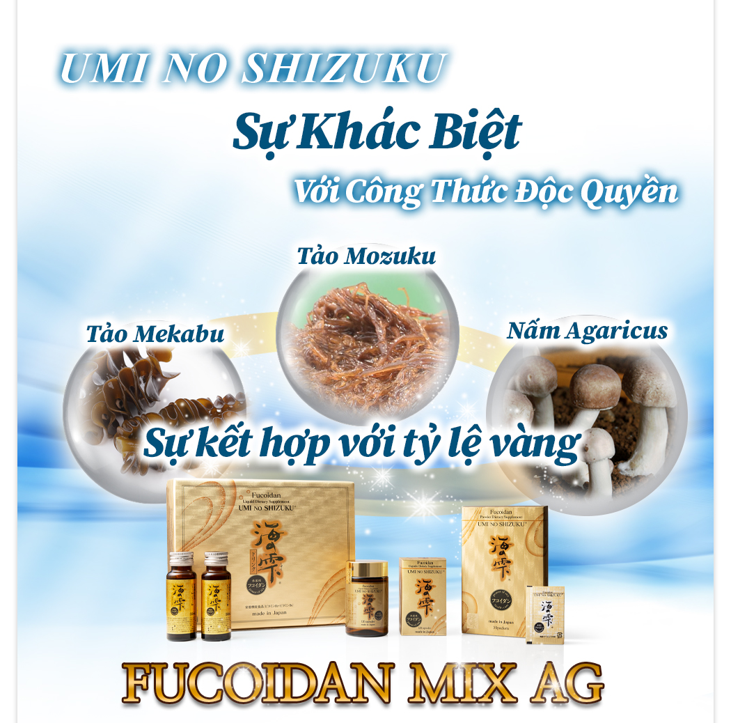 Khám phá những điều kỳ diệu chỉ có ở Fucoidan UMI NO SHIZUKU ảnh 2
