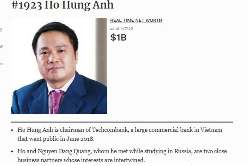 Tỷ phú Phạm Nhật Vượng lấy lại 3,7 tỷ USD, ông Hồ Hùng Anh hồi sức tỷ đô ảnh 2