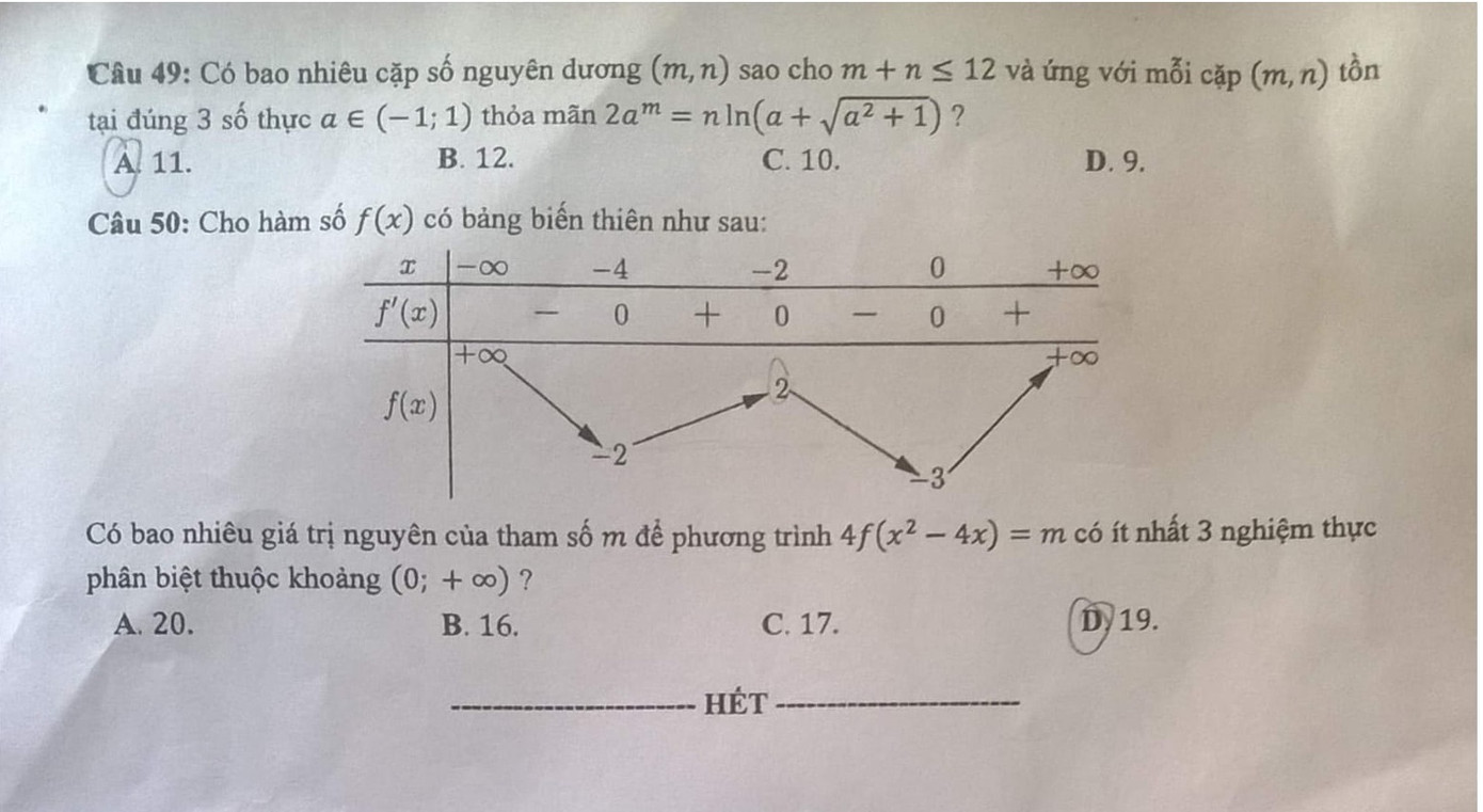 Đề thi môn Toán tốt nghiệp THPT đợt 2 có độ khó tương đương đợt 1 ảnh 5