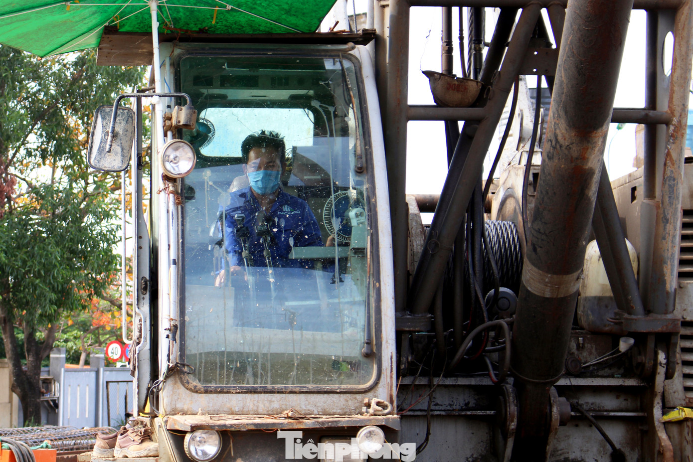 'Luật sắt' khẩu trang ở công trình trong tâm dịch Đà Nẵng ảnh 17