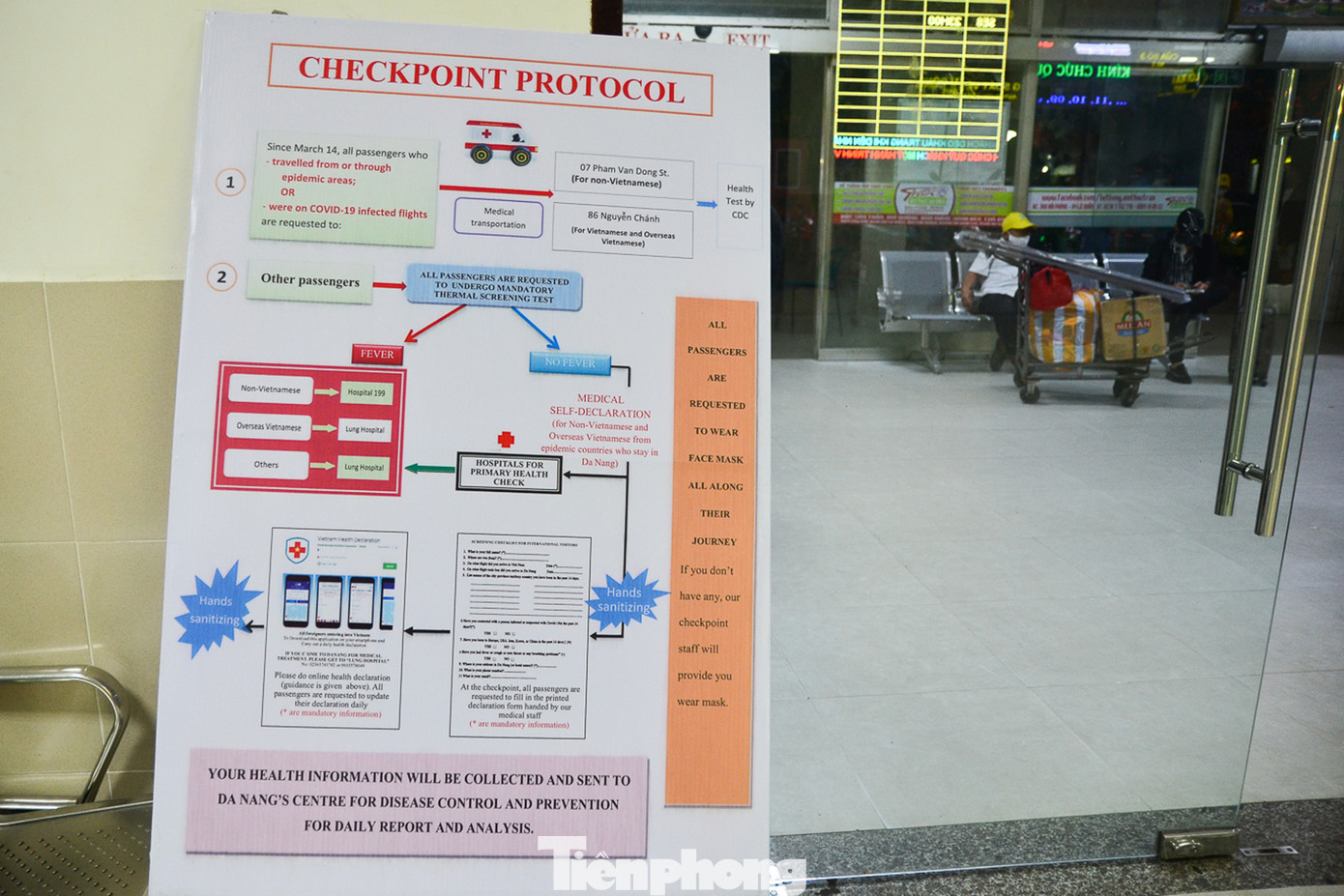 Cận cảnh quy trình kiểm soát dịch 2 chiều tại Ga Đà Nẵng ảnh 3