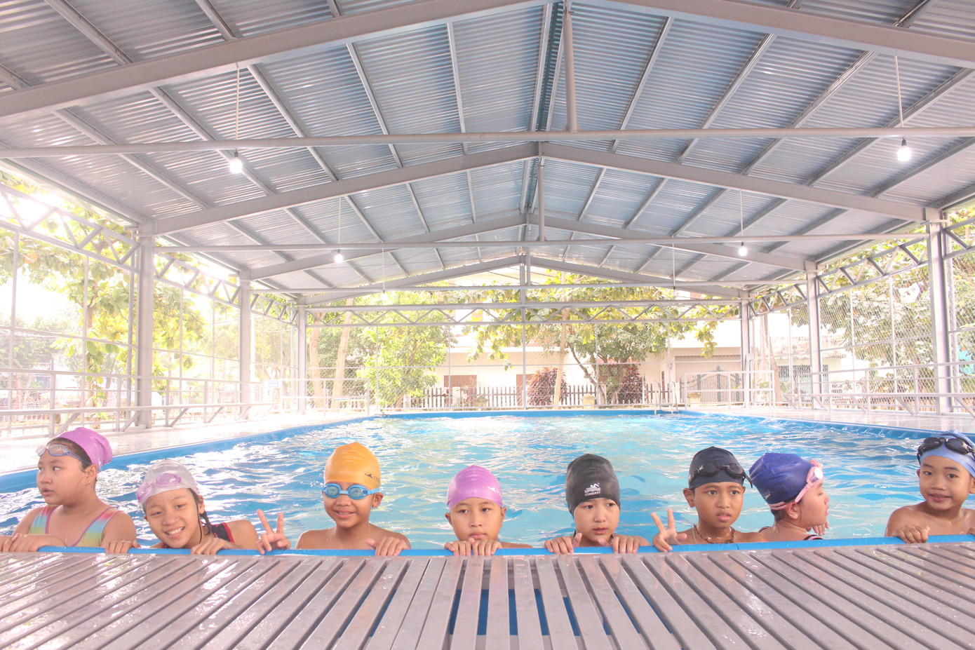 Khánh thành bể bơi dự án phòng chống đuối nước cho trẻ em ảnh 3