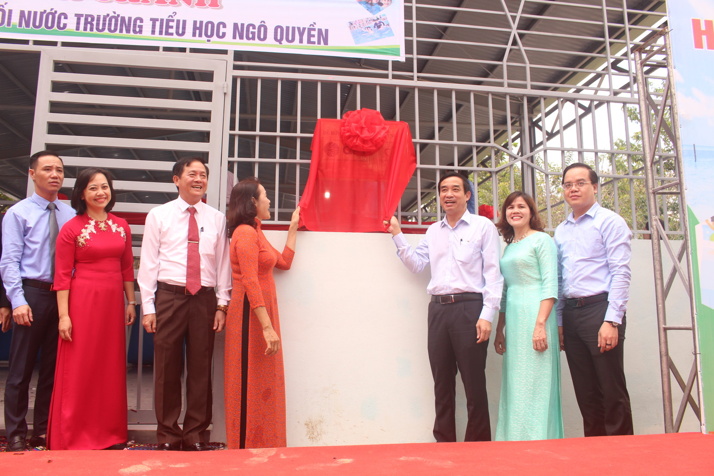 Khánh thành bể bơi dự án phòng chống đuối nước cho trẻ em ảnh 1