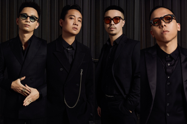 Binz “gác” màu hồng, cùng anh em nhà SpaceSpeakers diện suit đen cực “chanh sả" ảnh 2