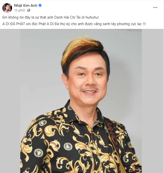 Loạt nghệ sĩ V-Biz bàng hoàng trước thông tin danh hài Chí Tài qua đời vì đột quỵ ảnh 11