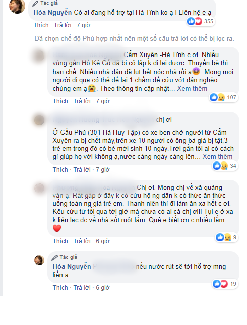 Ấm lòng khi hàng loạt sao Việt đích thân đi cứu trợ người dân miền Trung mùa bão lũ ảnh 2