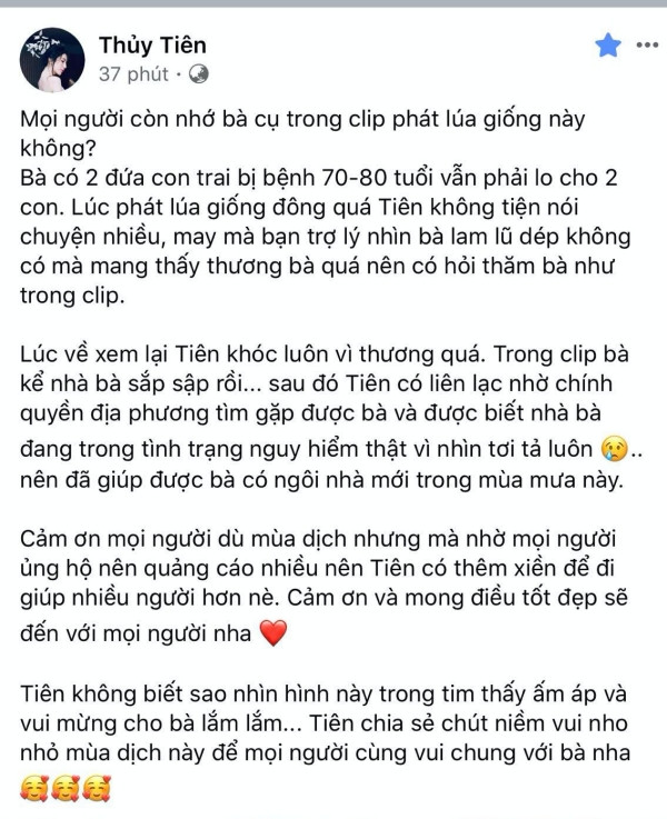 Sao Việt 24H: Trấn Thành hội ngộ anh em “Rap Việt”, Thủy Tiên giúp đỡ cụ bà xây lại nhà ảnh 5