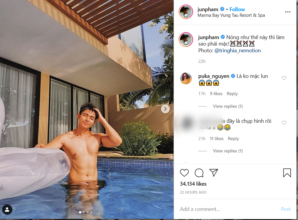 Mùa mưa vẫn thấy “nóng” khi dạo Instagram của “thỏ trắng” Jun Phạm ảnh 1
