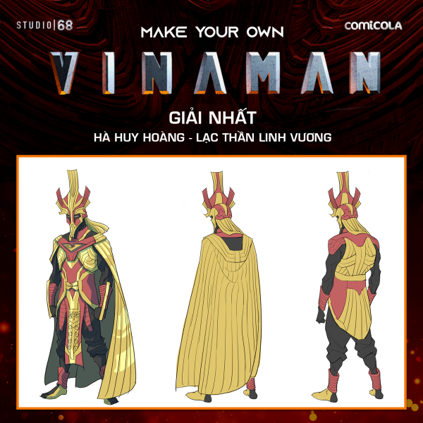  Trang phục siêu anh hùng VINAMAN lộ diện ấn tượng cùng dự án sản xuất truyện tranh riêng ảnh 1