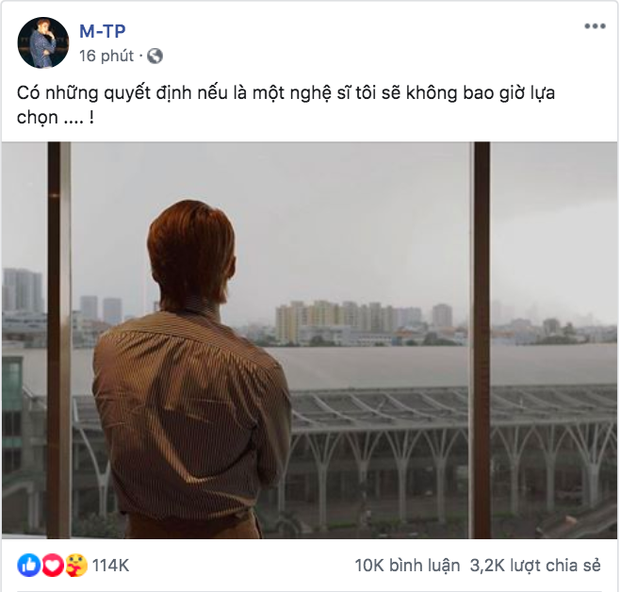 Sơn Tùng M-TP khiến fan lo lắng bởi trạng thái đầy ẩn ý sau thời gian “im hơi lặng tiếng” ảnh 1