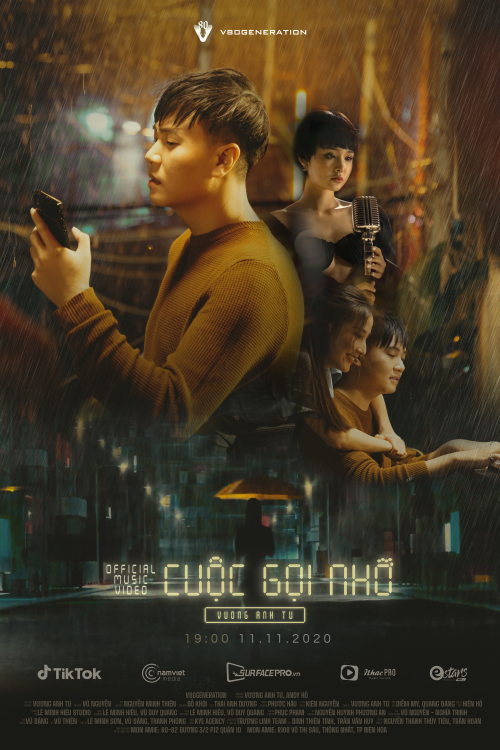 Poster chính thức của MV "Cuộc gọi nhỡ" của Vương Anh Tú ra mắt ngày 11/11/2020. Hit-maker Vương Anh Tú “lột xác” ngoạn mục, chính thức gia nhập đường đua V-Pop ảnh 3