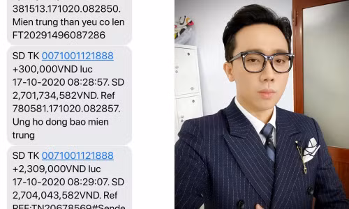 Trấn Thành nhờ các nghệ sĩ thay anh mang khoản tiền quyên góp cứu trợ đồng bào Miền Trung ảnh 1