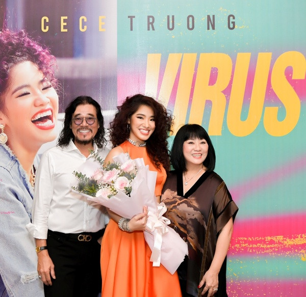 CeCe Trương bên ba mẹ là nghệ sĩ Cẩm Vân và Khắc Triệu Cô nàng Gen Z được dàn sao hạng A của showbiz Việt đến chúc mừng ra mắt MV đầu tay là ai? ảnh 1