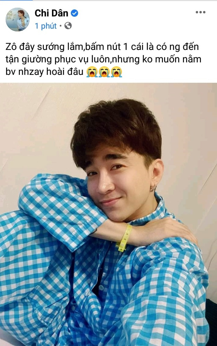 Chi Dân bất ngờ công khai mình phải nhập viện đã lâu, trông gầy gò nhưng sắc mặt vẫn tươi ảnh 1