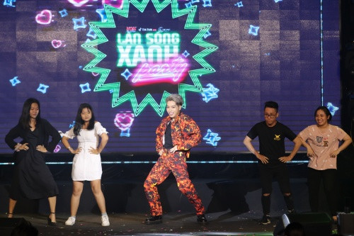 Bộ 3 rapper “King of Rap” ICD, Pháo, RichChoi đại náo đêm nhạc “Làn sóng xanh Party“ ảnh 10