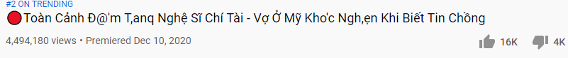 Phẫn nộ trước việc loạt kênh YouTube đăng video giả “trực tiếp đám tang nghệ sĩ Chí Tài” ảnh 1