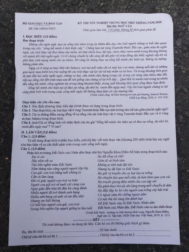 Không chỉ “tiên tri” đúng đề Văn, Đen Vâu còn đoán được tâm trạng sĩ tử sau khi biết điểm ảnh 1