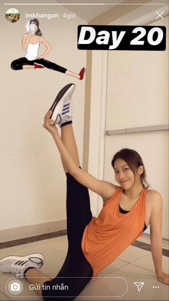 Sao Việt cách ly ngày 20: Minh Tú mặc quần ngắn cũn, đọ eo bé xíu với Khởi My ảnh 9