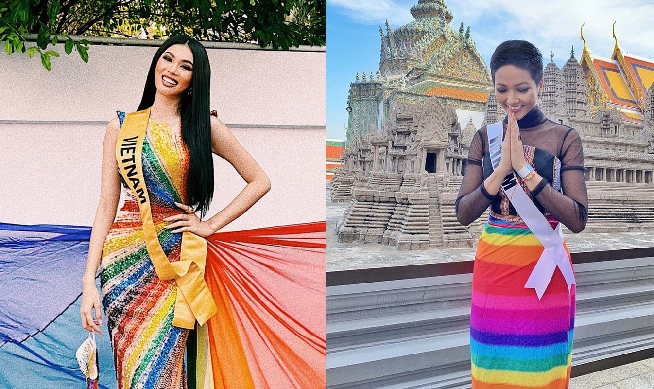Lần thứ 3 mặc lại váy của Hương Giang ở Miss Grand, Ngọc Thảo đang có chiến lược gì? ảnh 5