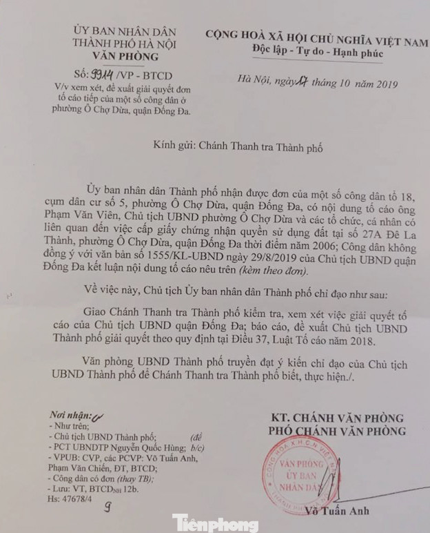 Vụ chết 2 năm vẫn xác nhận nhà đất: Cần giám định chữ ký trong biên bản ảnh 1