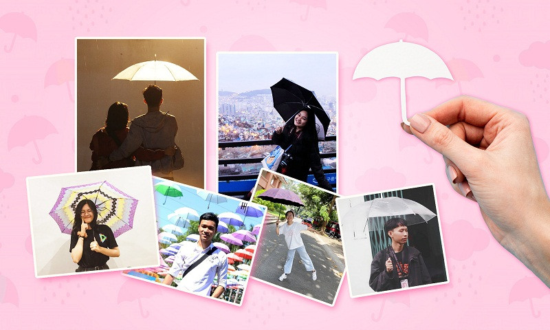 Những chiếc ô xinh gây quỹ ủng hộ bệnh nhân ung thư ảnh 1