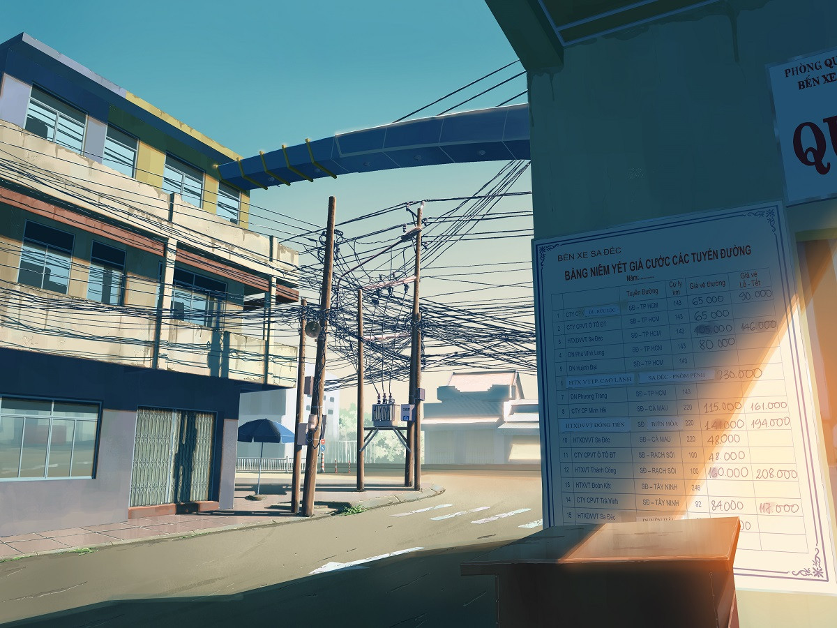 Đồng Tháp sống động “như phim” qua tranh vẽ của chàng sinh viên Đỗ Minh Hải ảnh 3