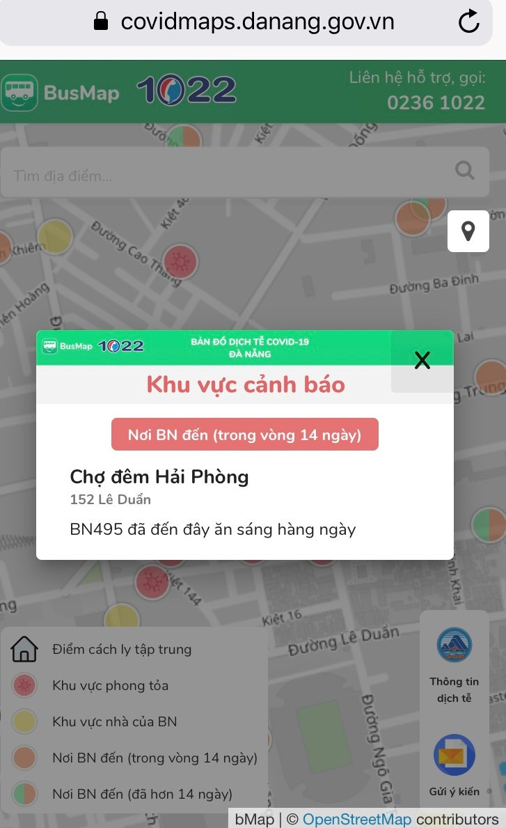 Sau BusMap, Lê Yên Thanh lại “ghi điểm” với Covidmaps ảnh 3