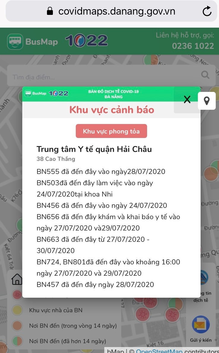 Sau BusMap, Lê Yên Thanh lại “ghi điểm” với Covidmaps ảnh 2