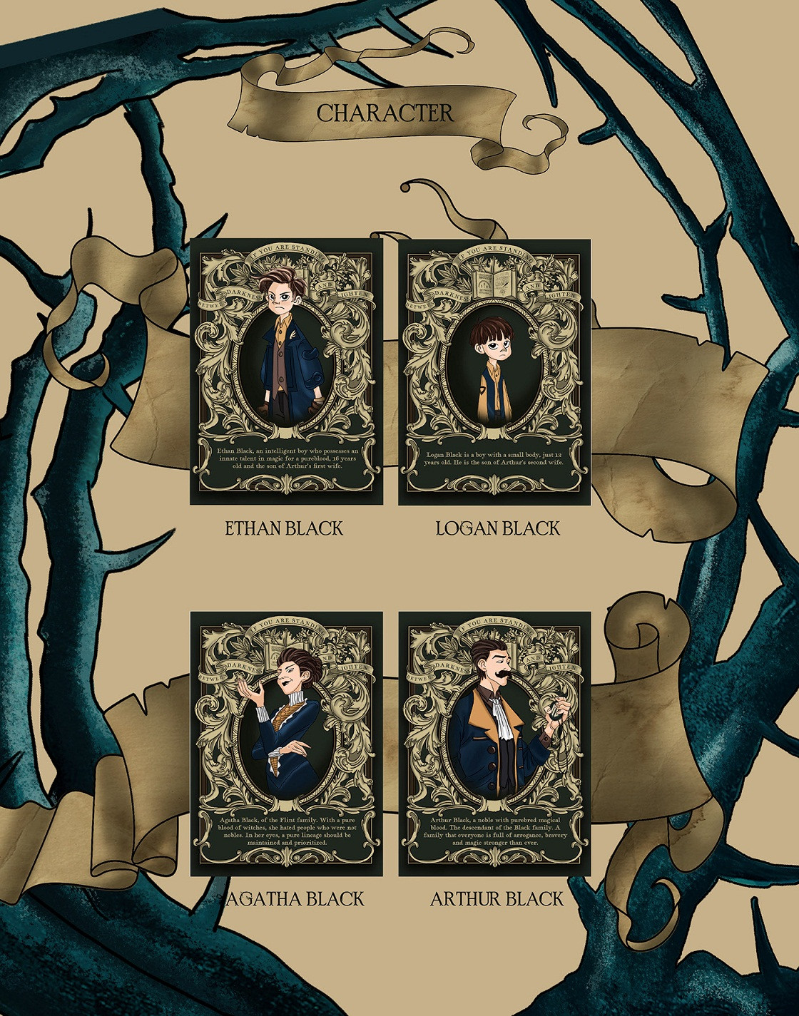 Đưa cả thế giới phù thủy vào đồ án thiết kế đồ họa ảnh 2